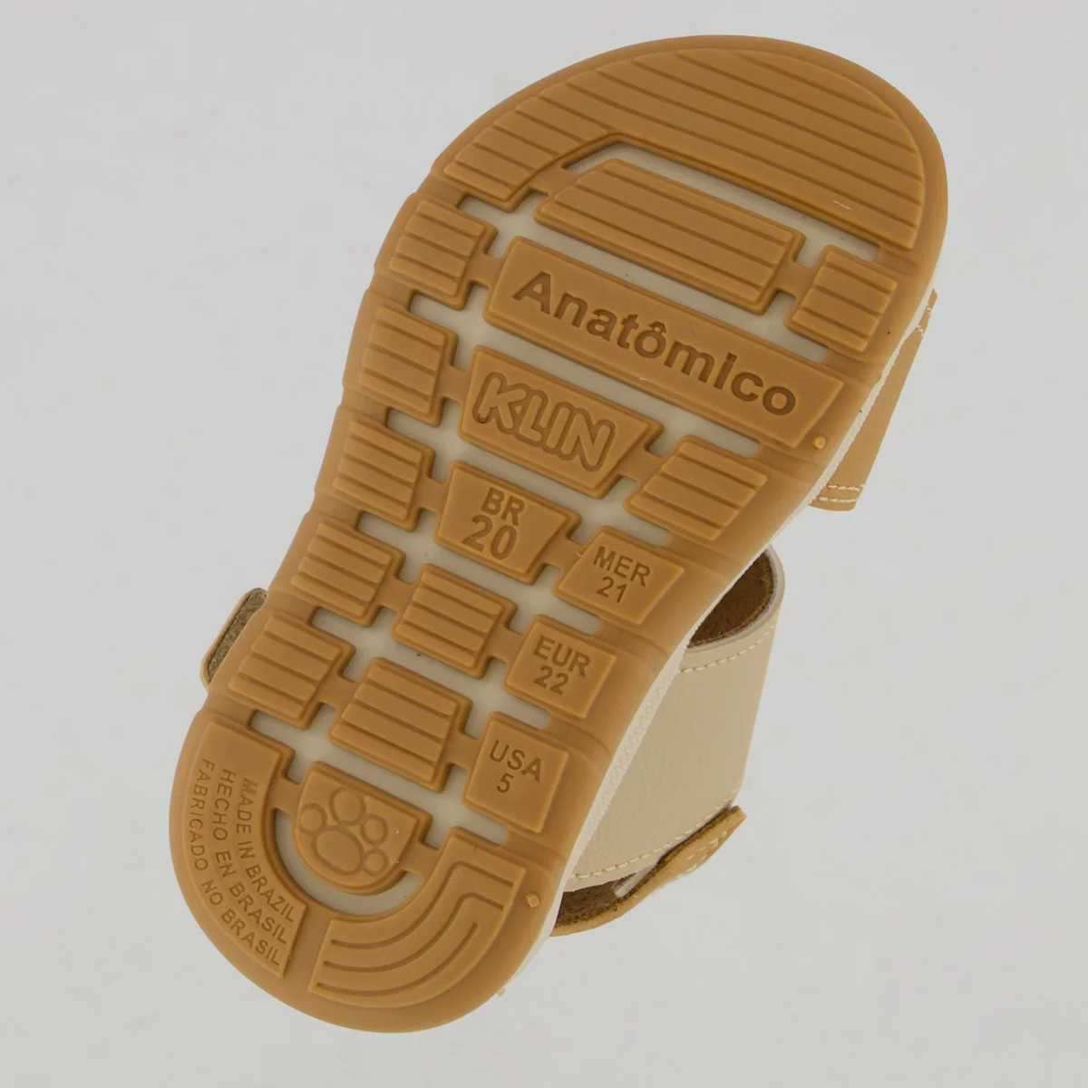 Sandália Klin Line Play Marrom Marrom 5