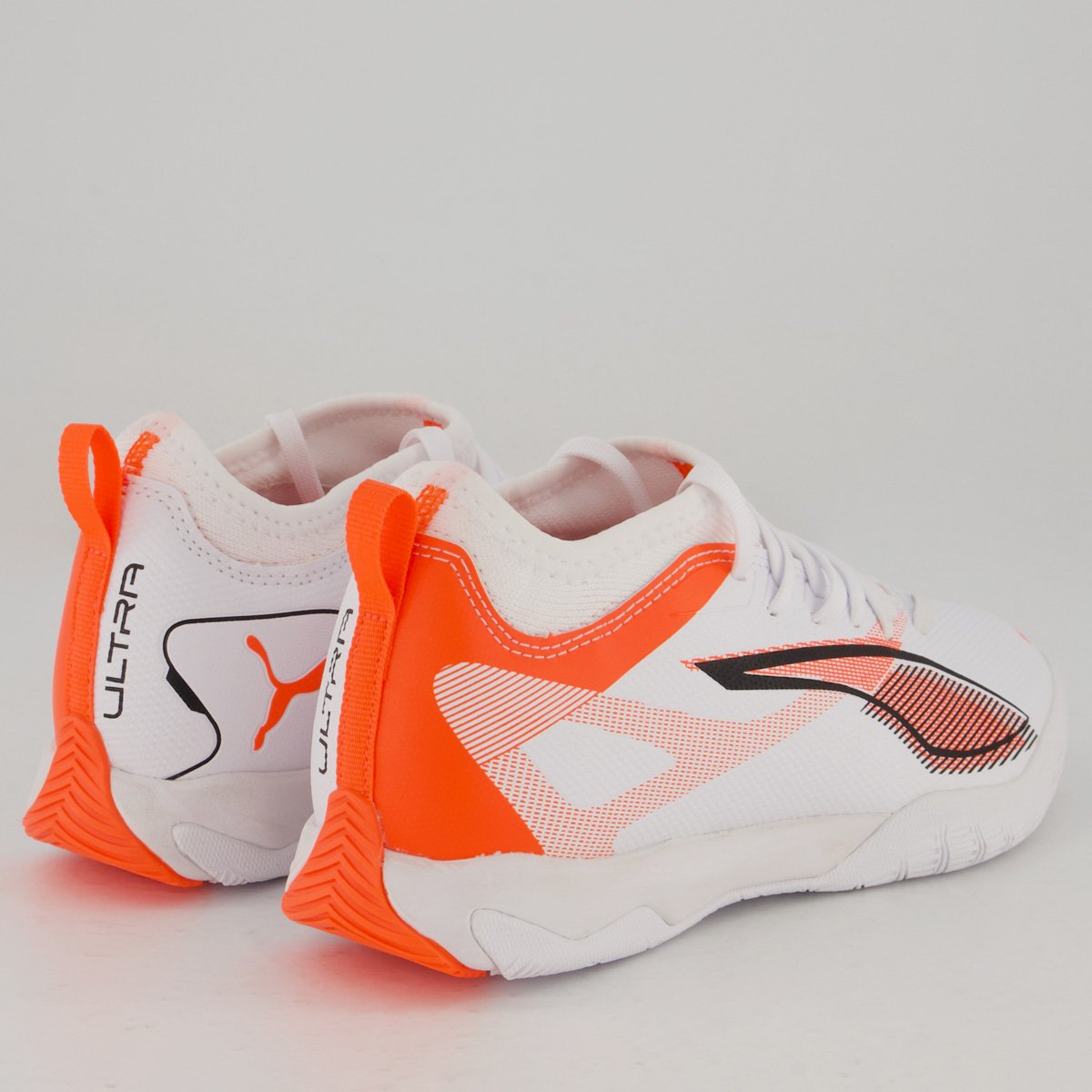 Chuteira Puma Ultra 5 Match IT + Mid Futsal Juvenil Branca Branco 3