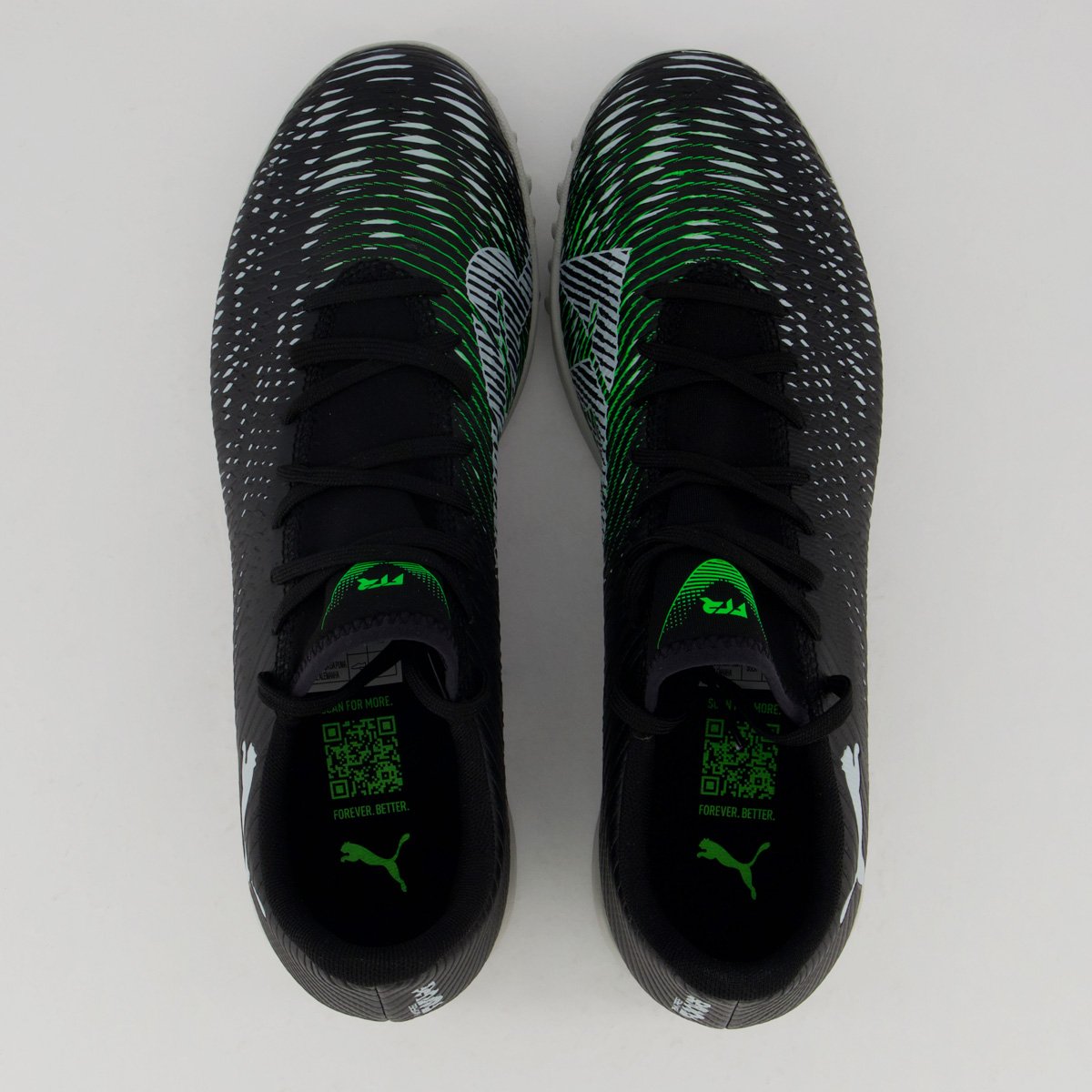 Chuteira Puma Future 8 Play TT Society Preta e Cinza Preto/Cinza 4