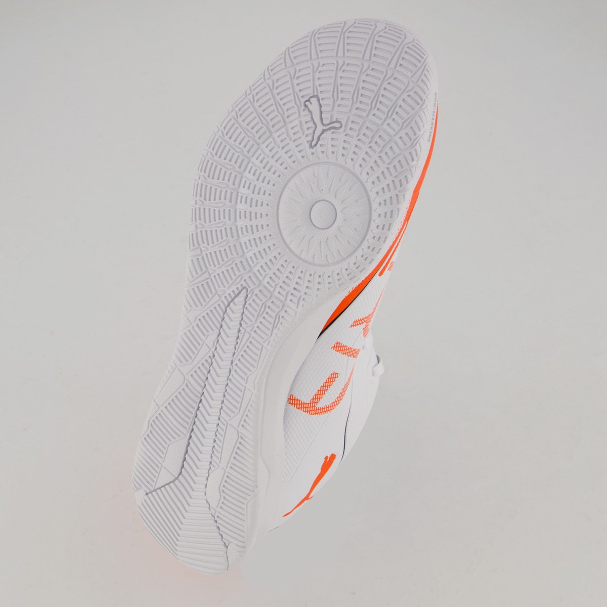 Chuteira Puma Ultra 5 Play IT Futsal Branca e Laranja Branco/Laranja 5