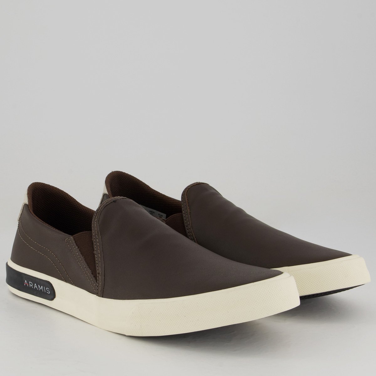 Tênis Aramis Stripe Slip On Marrom Marrom 2