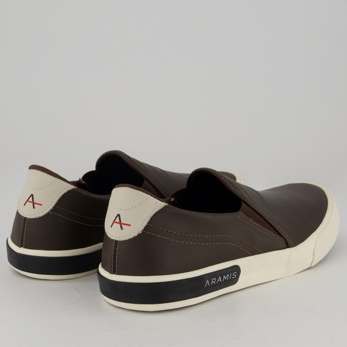 Tênis Aramis Stripe Slip On Marrom Marrom 3