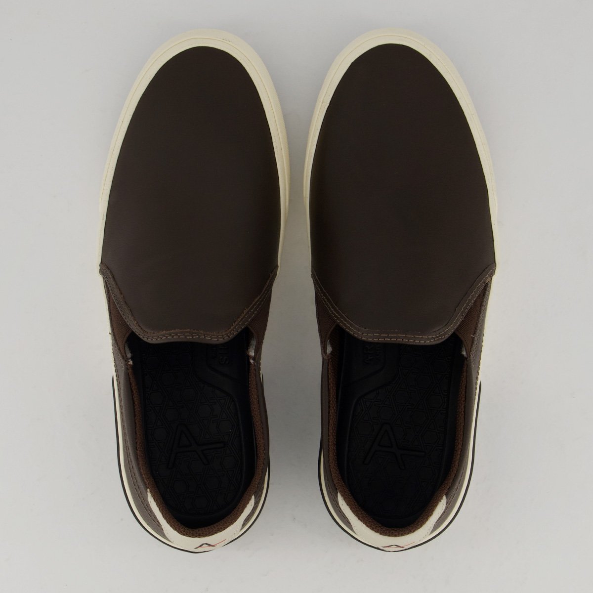 Tênis Aramis Stripe Slip On Marrom Marrom 4