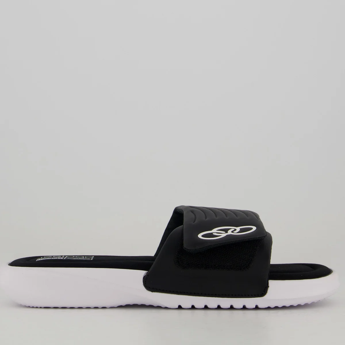 Chinelo Olympikus Melbourne 2 Preto e Branco Preto/Branco 2