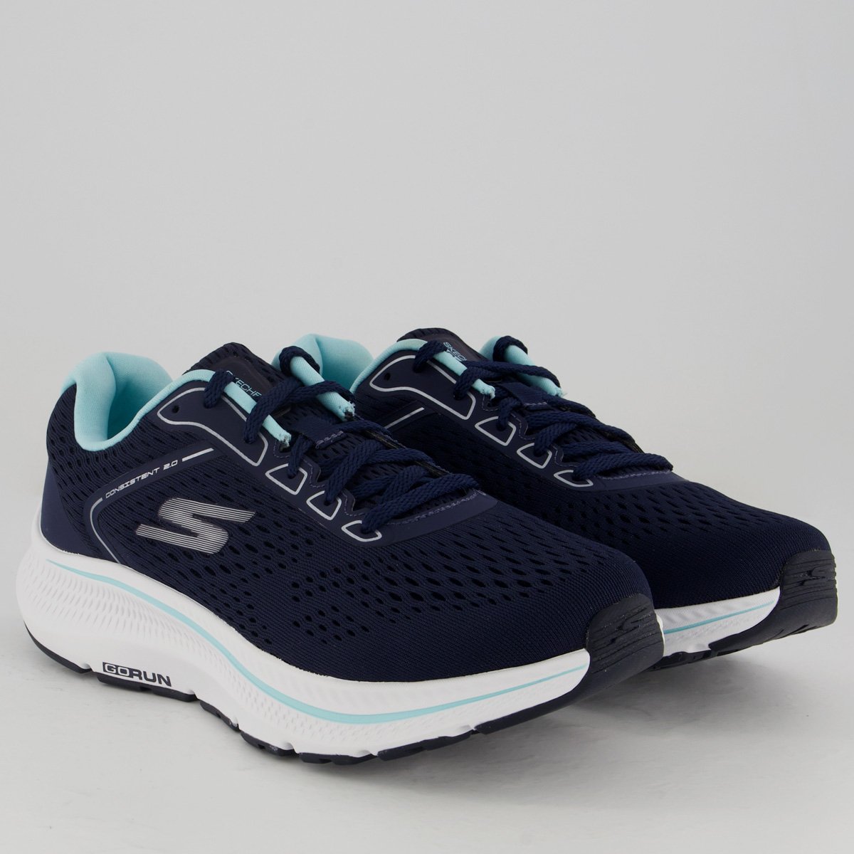 Tênis Skechers Go Run Consistent 2.0 Feminino Marinho Azul Marinho 2