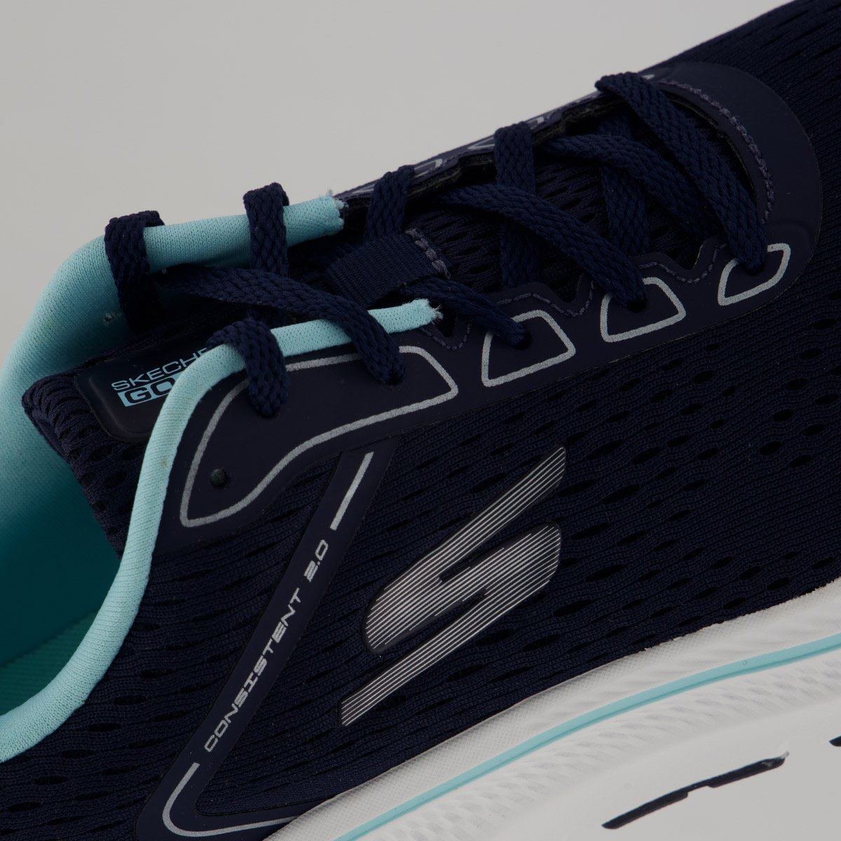 Tênis Skechers Go Run Consistent 2.0 Feminino Marinho Azul Marinho 7