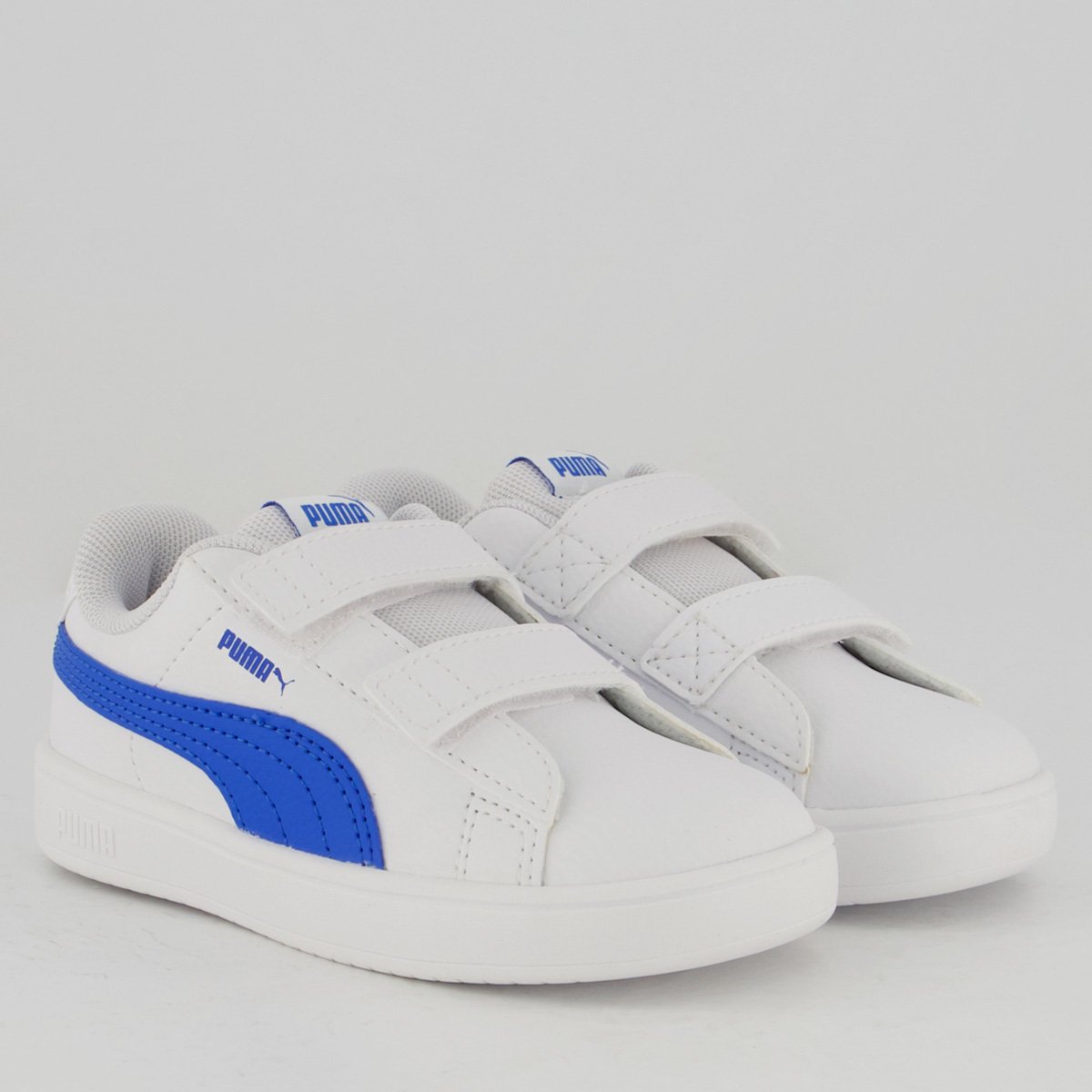 Tênis Puma Rickie Classic V Infantil Branco e Azul Branco/Azul 2