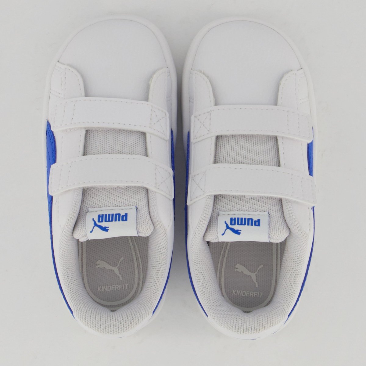Tênis Puma Rickie Classic V Infantil Branco e Azul Branco/Azul 4