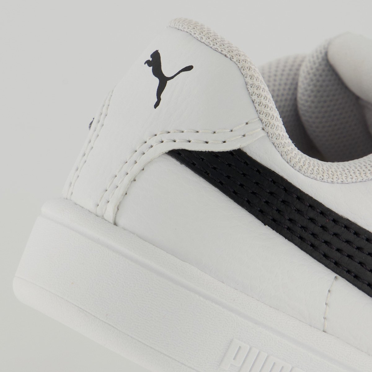 Tênis Puma Rickie Classic V Infantil Branco e Preto Branco/Preto 6