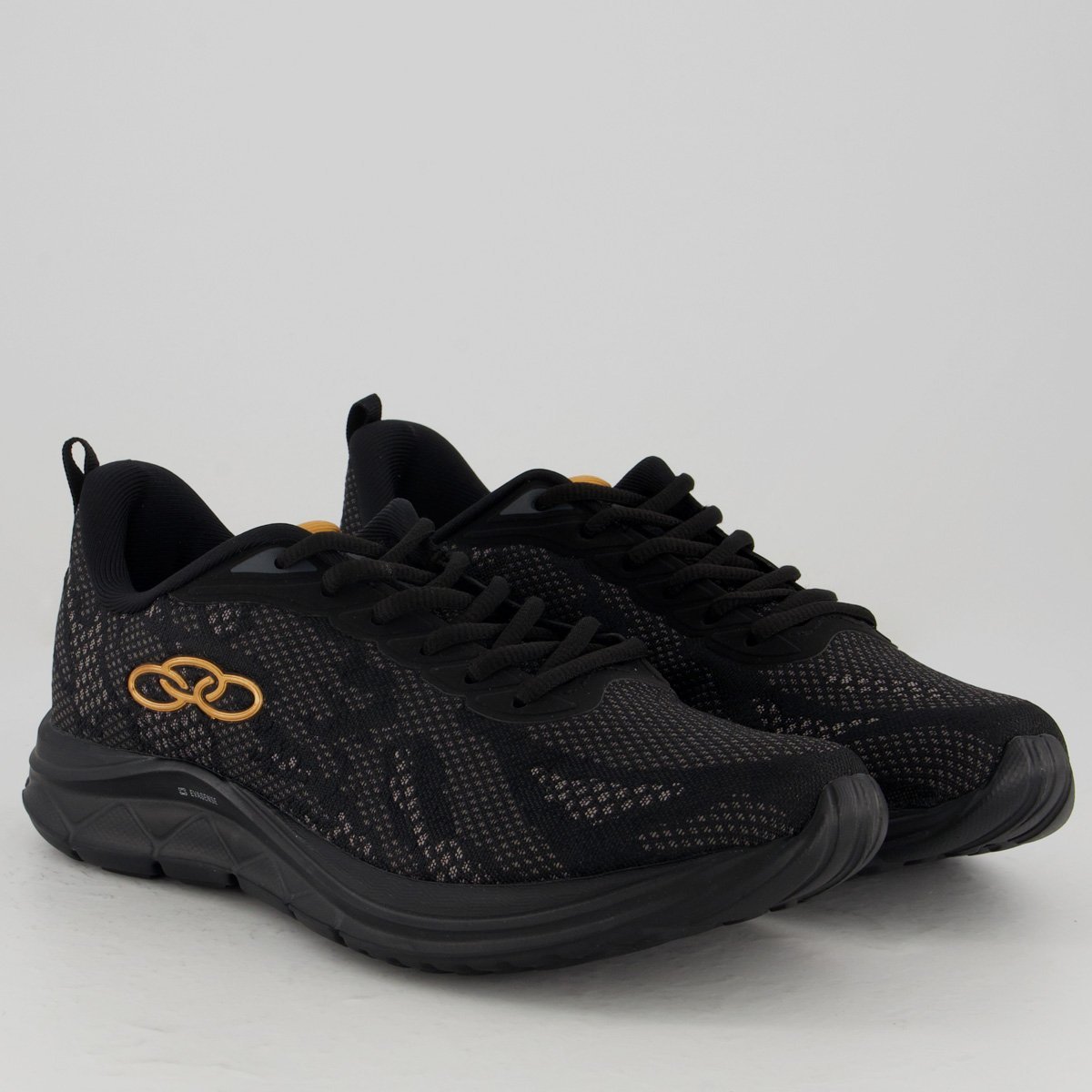 Tênis Olympikus Citrus 2 Feminino Preto e Dourado Preto 2