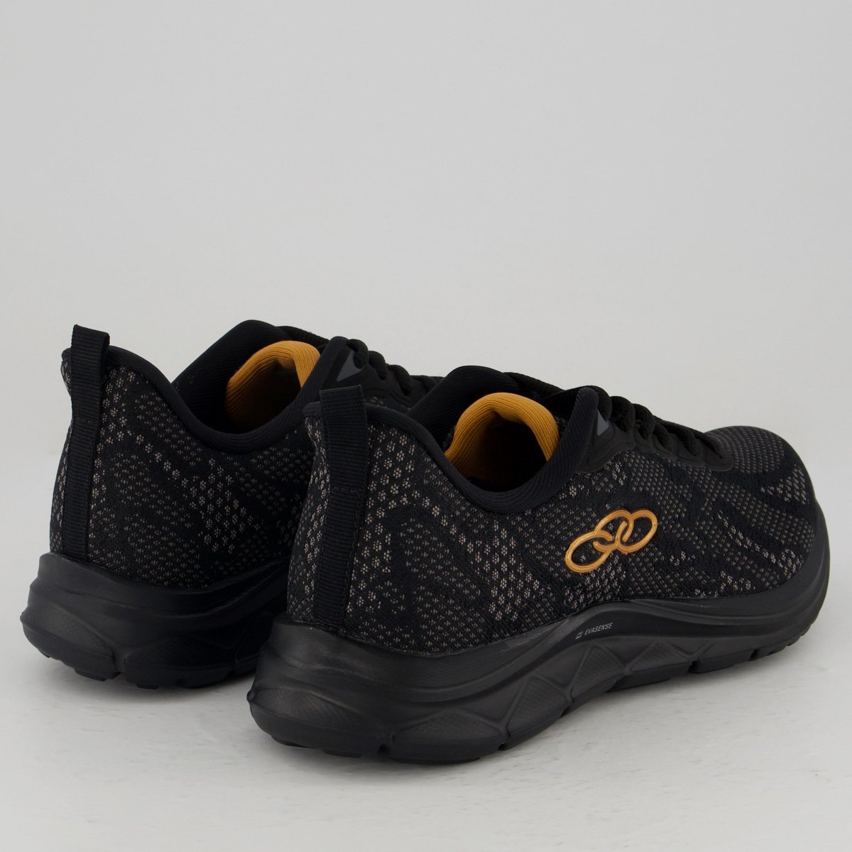 Tênis Olympikus Citrus 2 Feminino Preto e Dourado Preto 3