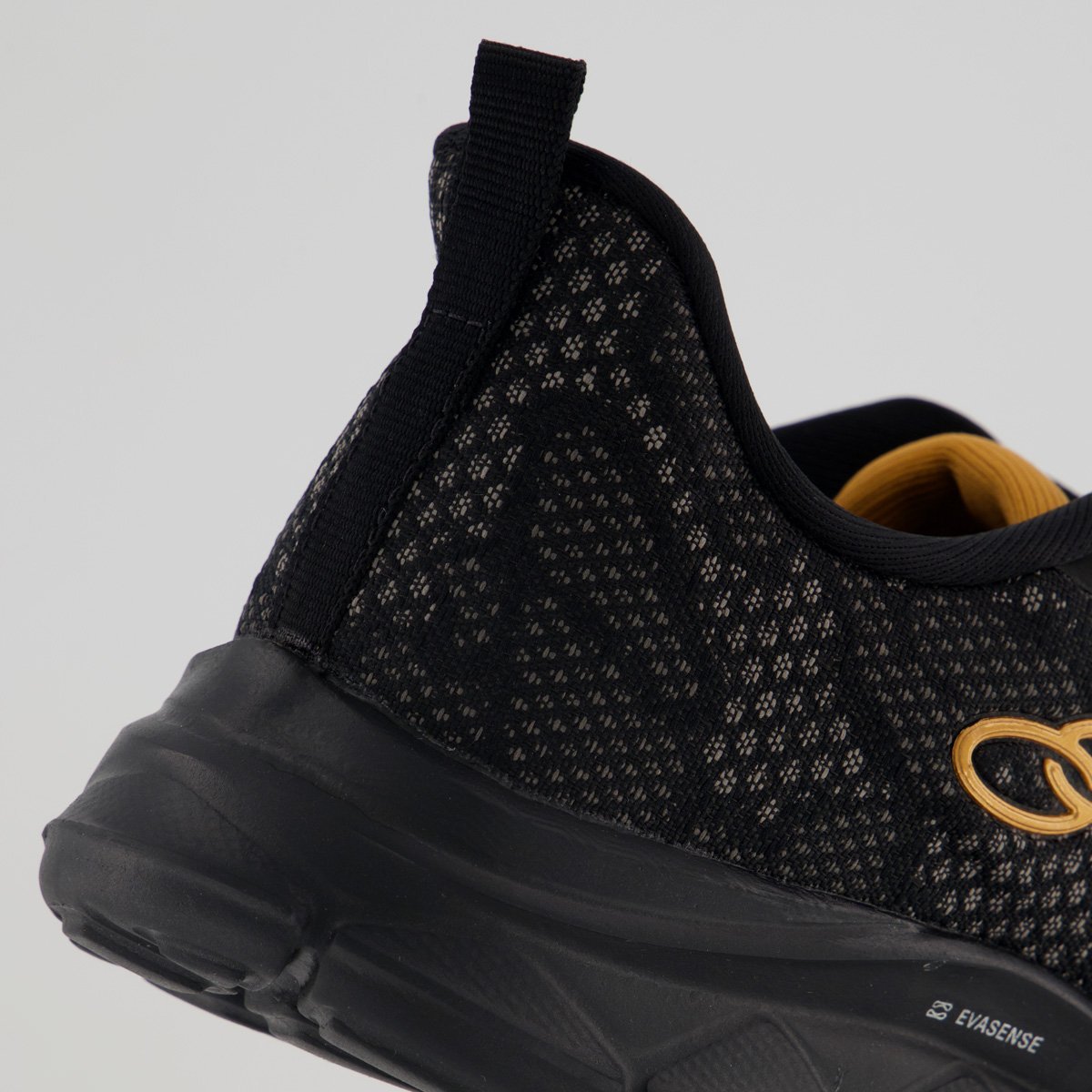 Tênis Olympikus Citrus 2 Feminino Preto e Dourado Preto 6