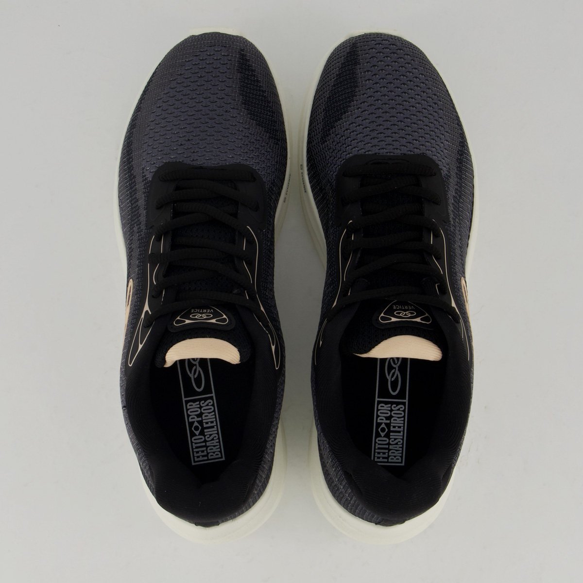 Tênis Olympikus Vertice Feminino Preto e Branco Cinza/Preto 4
