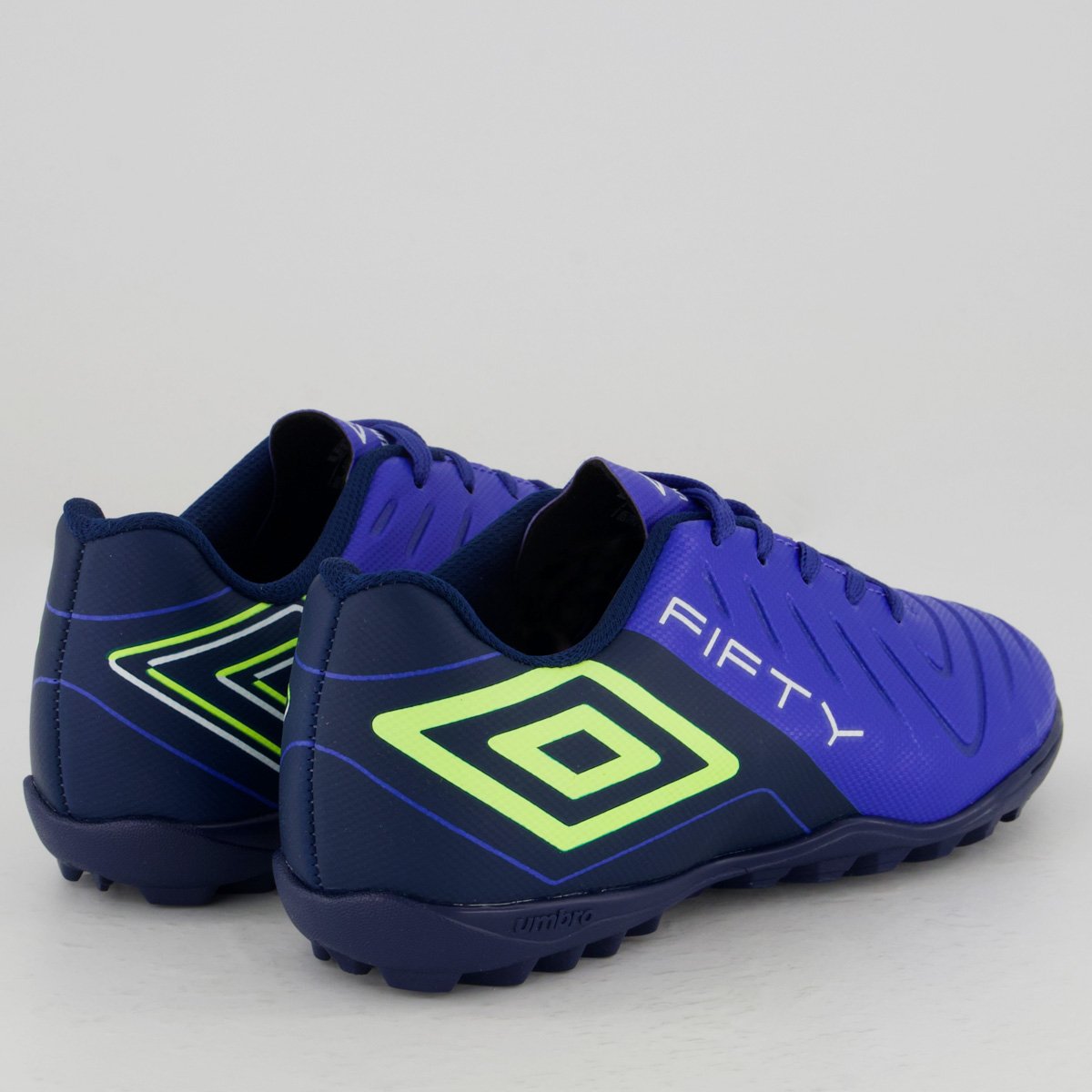 Chuteira Umbro Fifty VI Society Juvenil Azul Azul 3