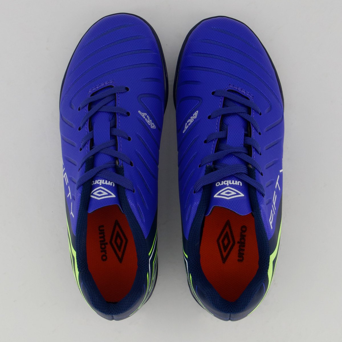 Chuteira Umbro Fifty VI Society Juvenil Azul Azul 4