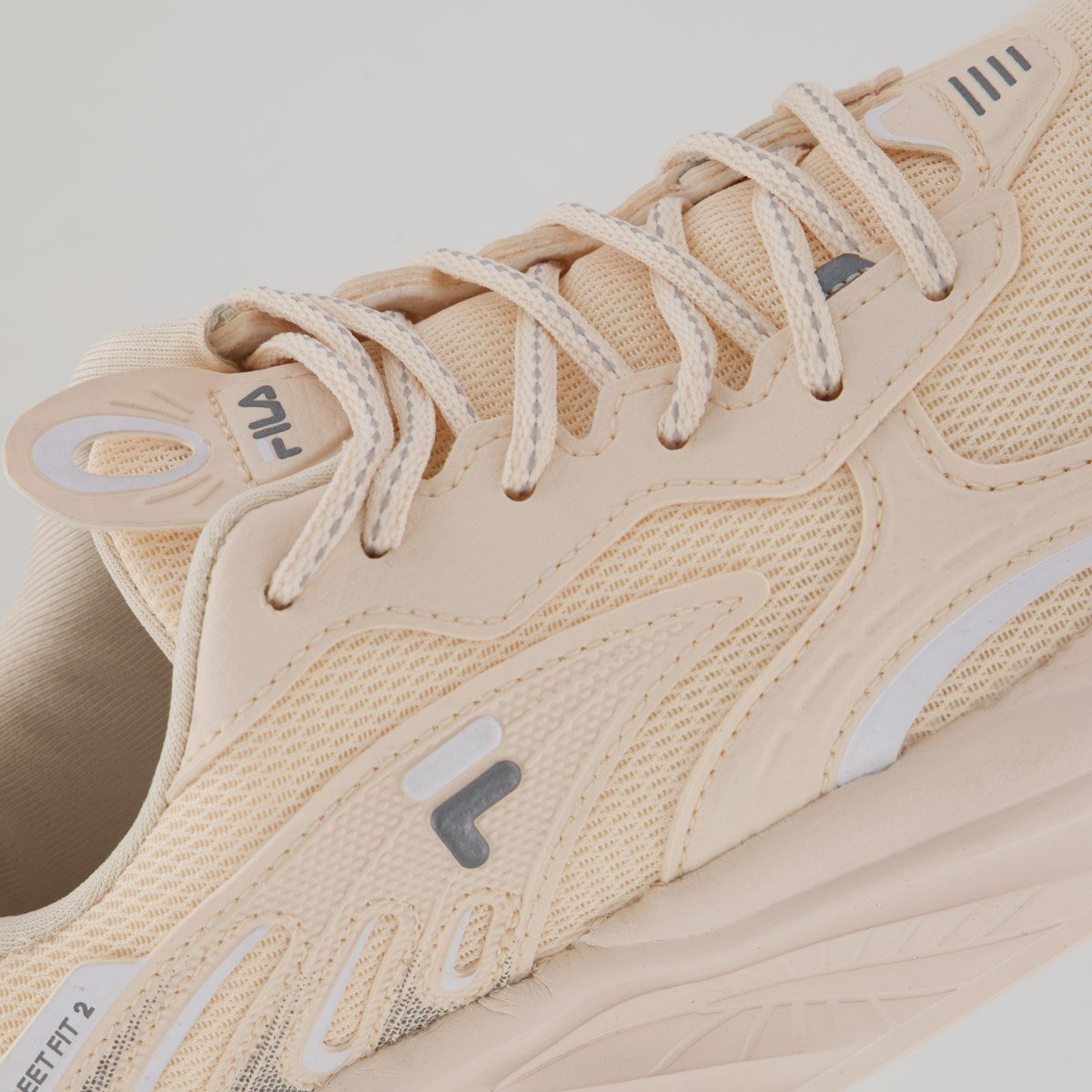 Tênis Fila Street Fit 2 Feminino Rose e Cinza Salmão 7