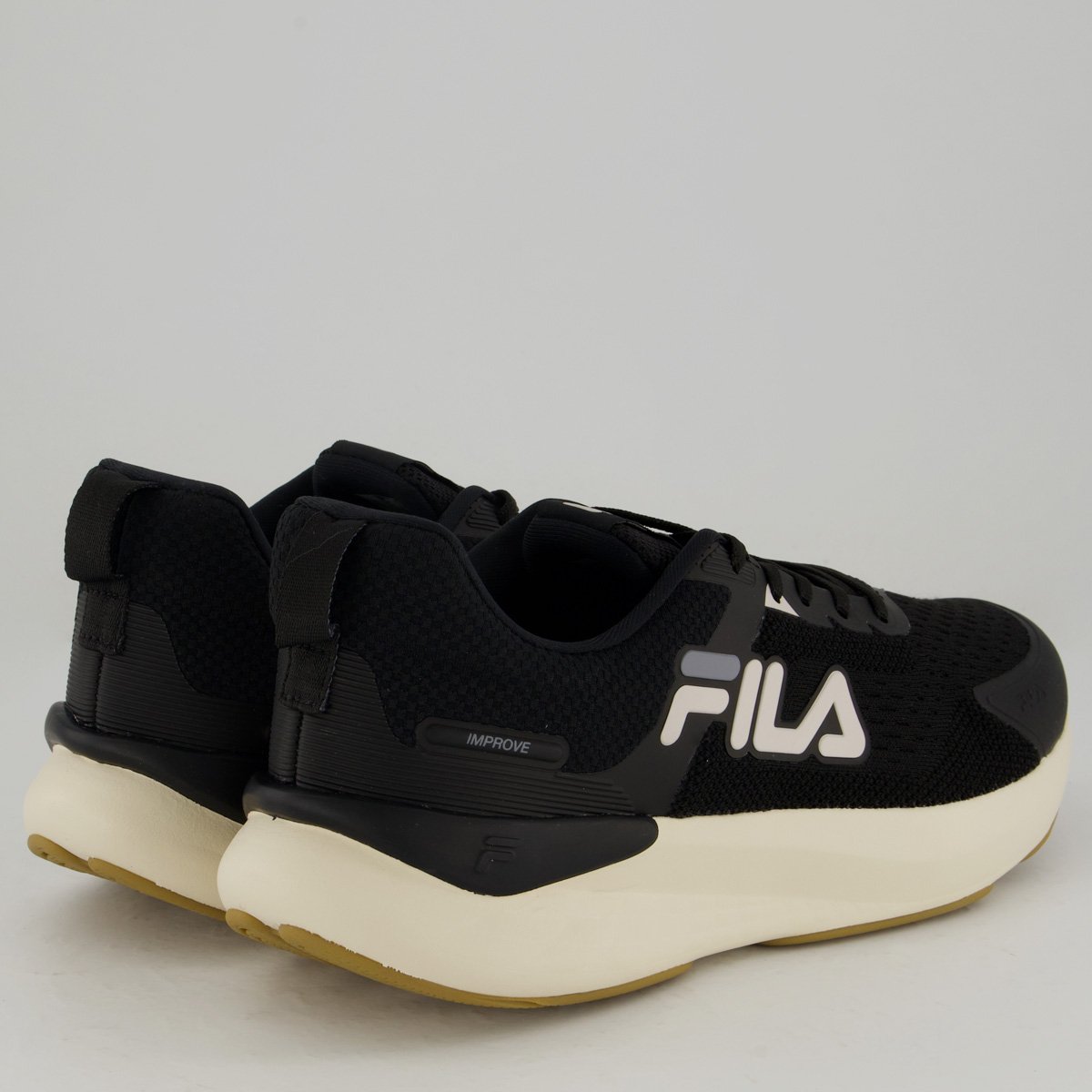Tênis Fila Improve Preto e Bege Preto/Bege 3