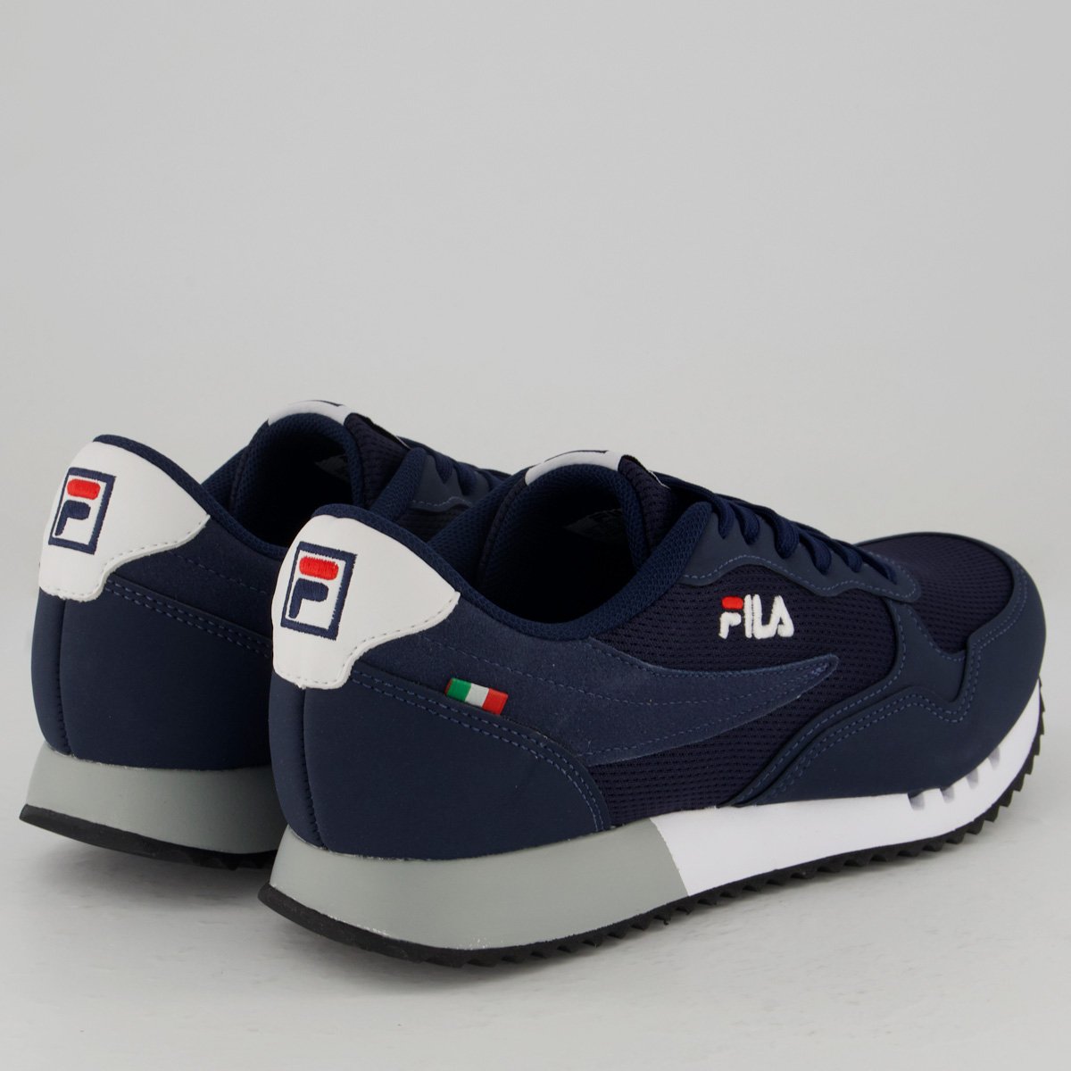 Tênis Fila Euro Jogger Sport II Marinho e Vermelho 3