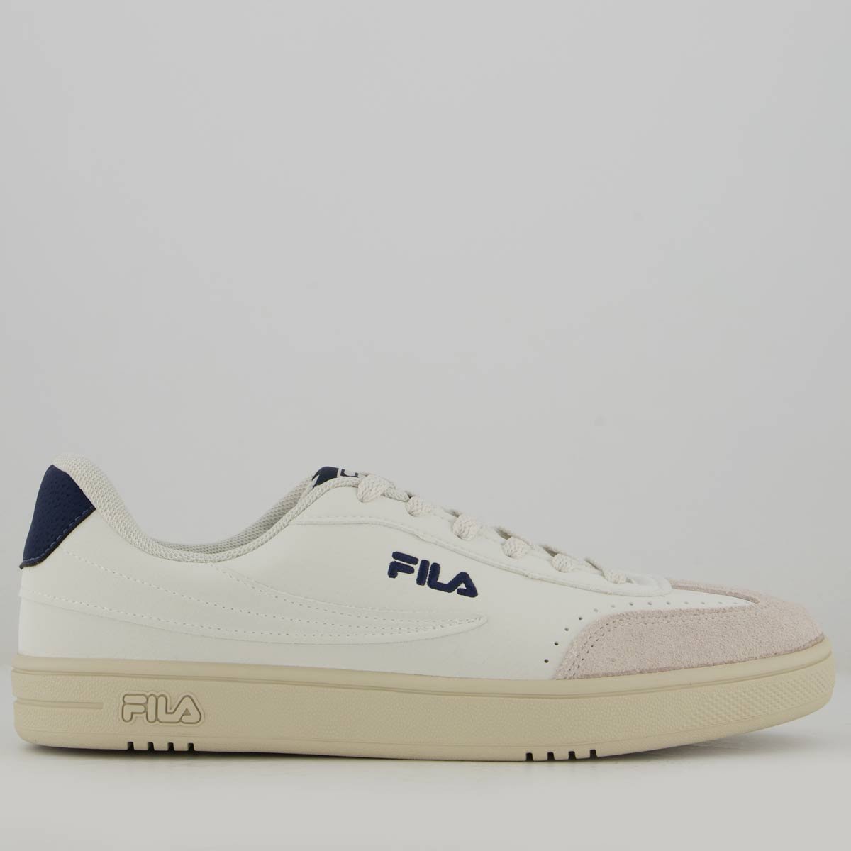 Tênis Fila Court 80 Branco e Marinho Branco/Marinho 1