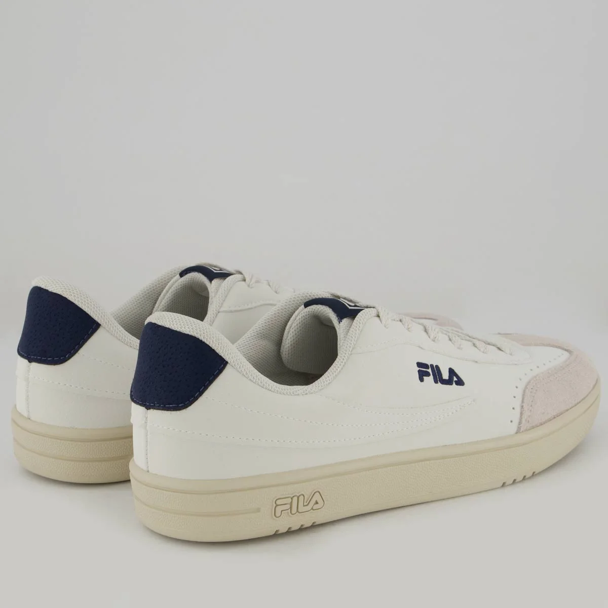Tênis Fila Court 80 Branco e Marinho Branco/Marinho 3