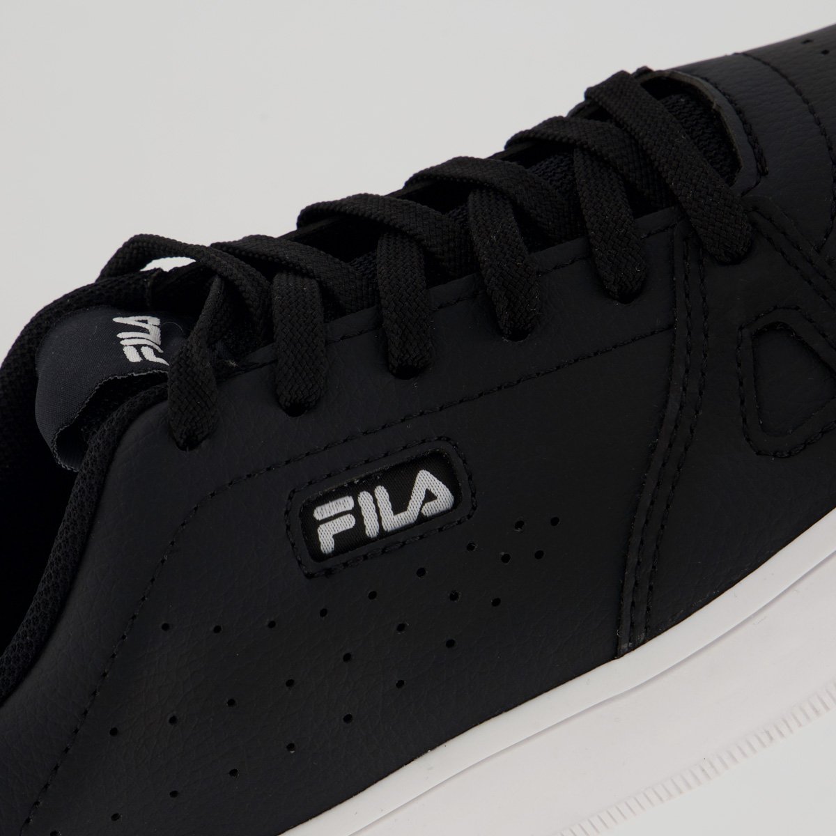 Tênis Fila Dayli Preto e Branco Preto/Branco 7