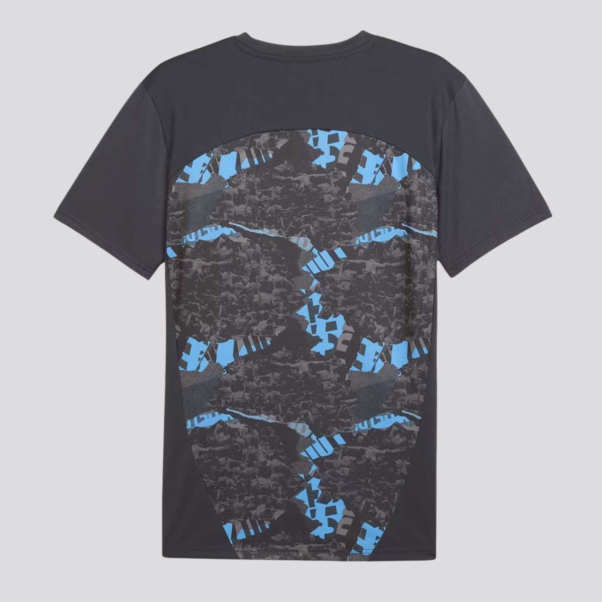 Camisa Puma Manchester City Pré-Jogo 2025 Cinza Preto 6