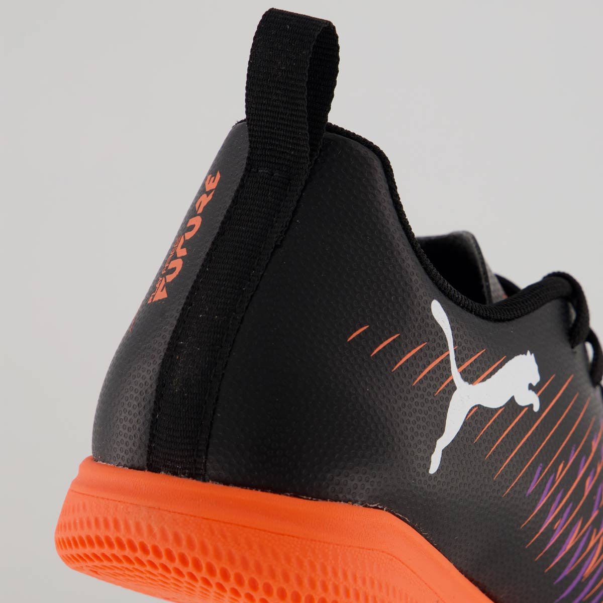 Chuteira Puma Future 8 Neymar Play IT Futsal Juvenil Preta e Vermelha Preto/Vermelho 6