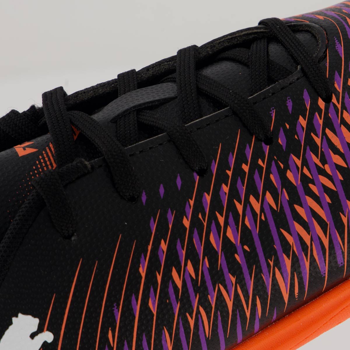 Chuteira Puma Future 8 Neymar Play IT Futsal Juvenil Preta e Vermelha Preto/Vermelho 7