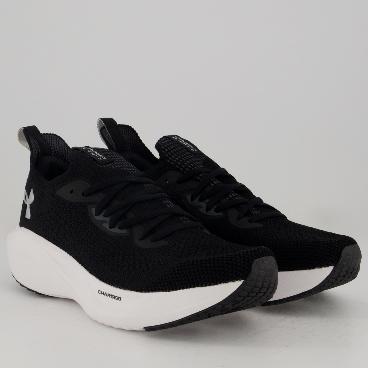 Tênis Under Armour Charged Slight 3 Preto e Branco Preto/Branco 2