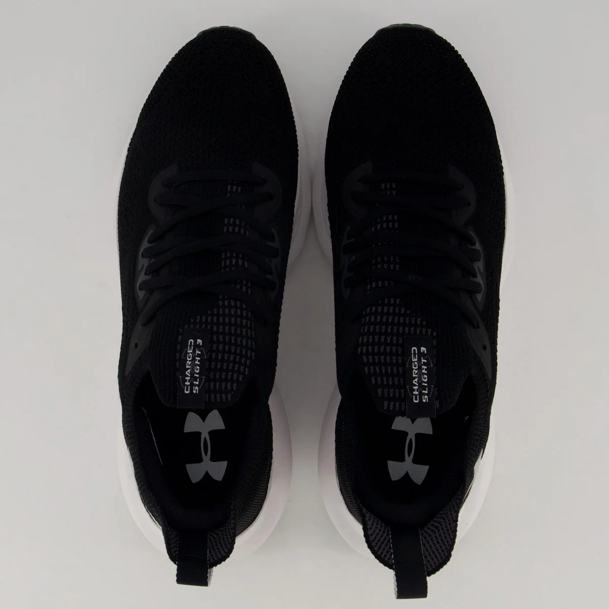 Tênis Under Armour Charged Slight 3 Preto e Branco Preto/Branco 4