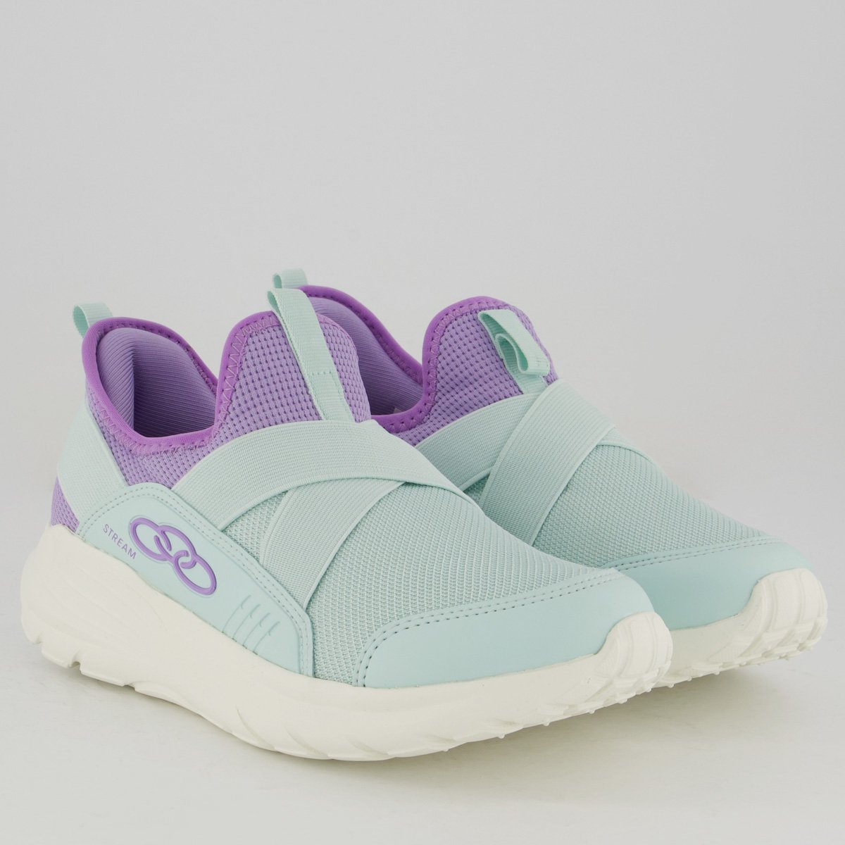 Tênis Olympikus Stream Juvenil Lilás Lilás/Verde 2