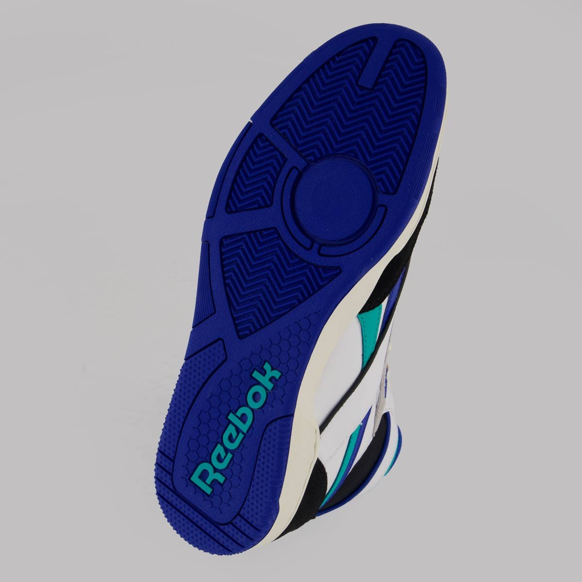 Tênis Reebok BB 4000 II Mid Branco e Azul Branco/Azul 5
