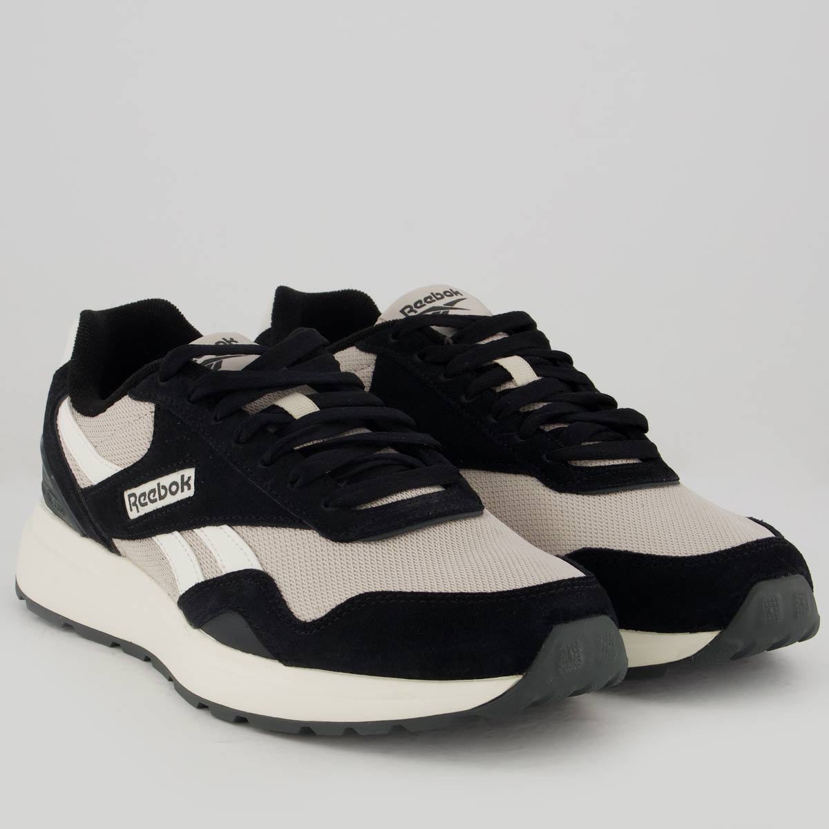 Tênis Reebok GL1100 Preto e Bege Preto/Bege 2