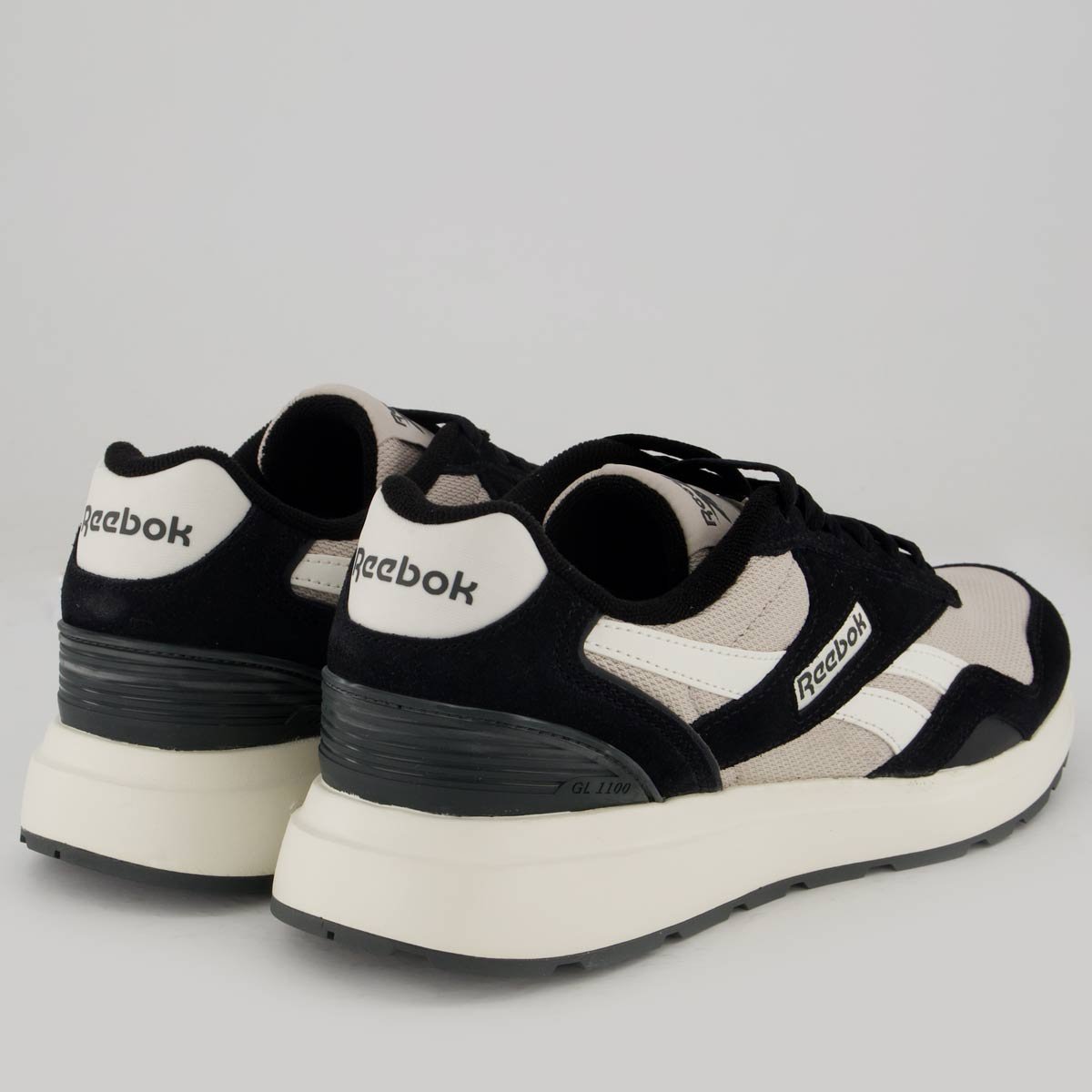 Tênis Reebok GL1100 Preto e Bege Preto/Bege 3