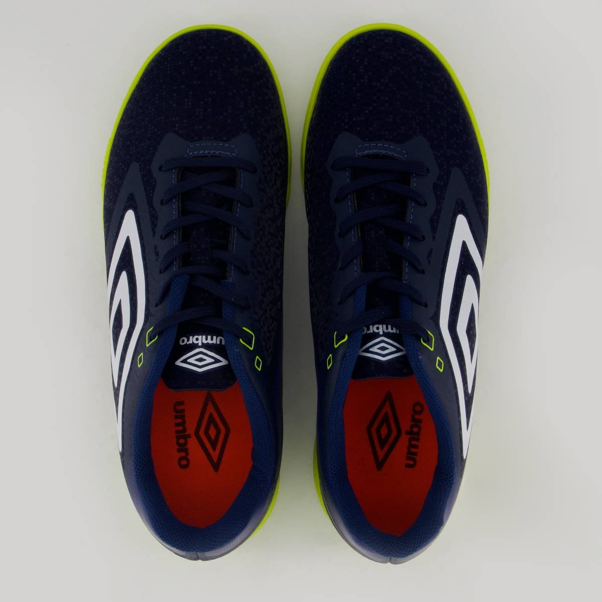 Chuteira Umbro Techno II Futsal Marinho e Verde Marinho/Verde 4
