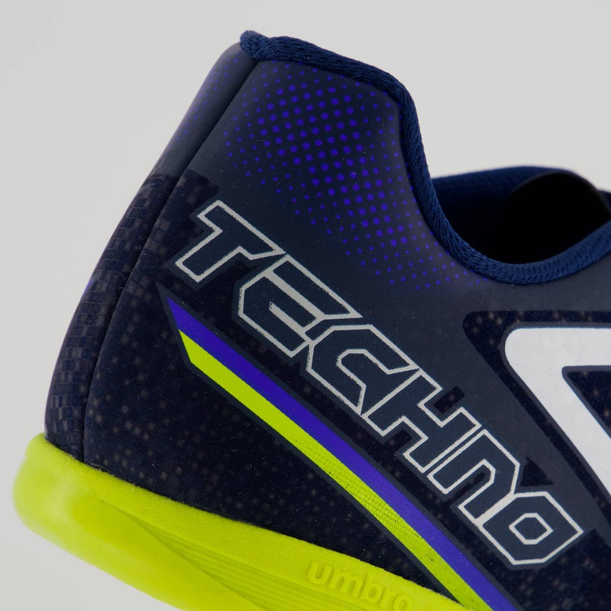 Chuteira Umbro Techno II Futsal Marinho e Verde Marinho/Verde 6