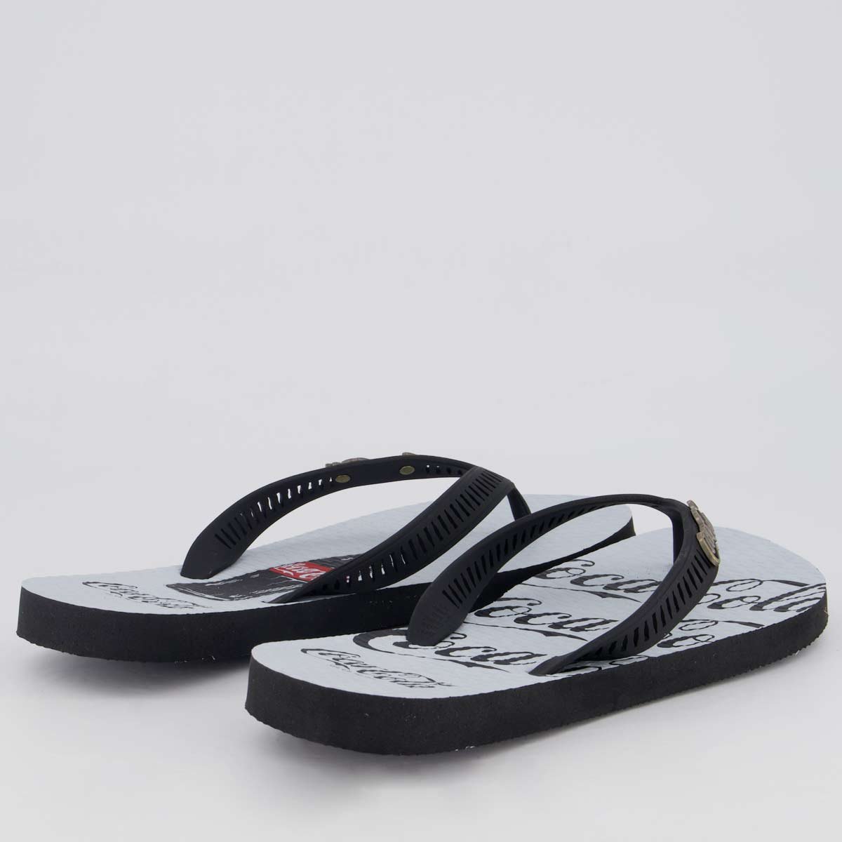 Chinelo Coca Cola Trade Preto 4
