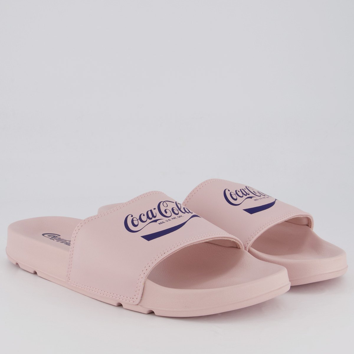 Chinelo Slide Coca Cola Leeds Feminino Rosa Rosa 3