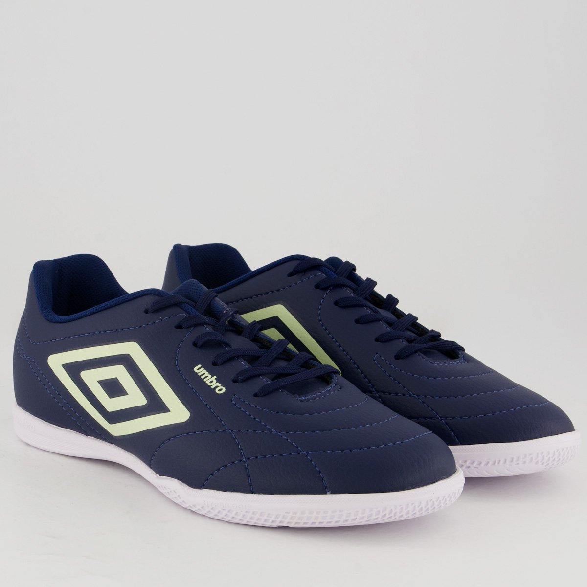 Chuteira Umbro Class Footballer Futsal Marinho e Verde Marinho/Verde 2