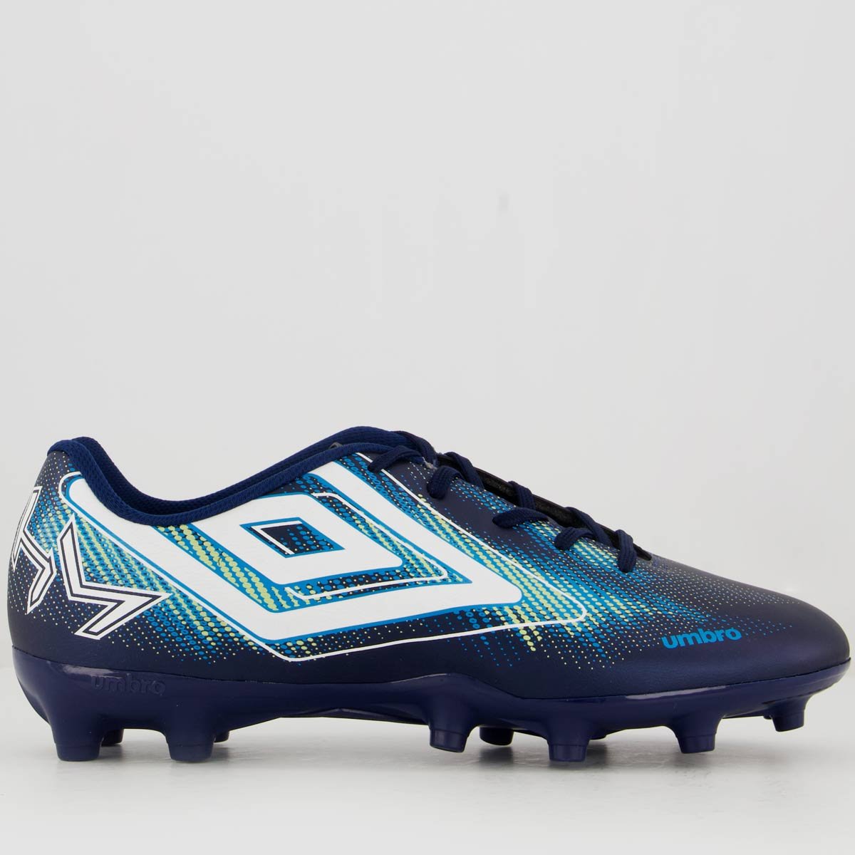 Chuteira Umbre Hearmap Campo Marinho e Branca Marinho/Branco 1