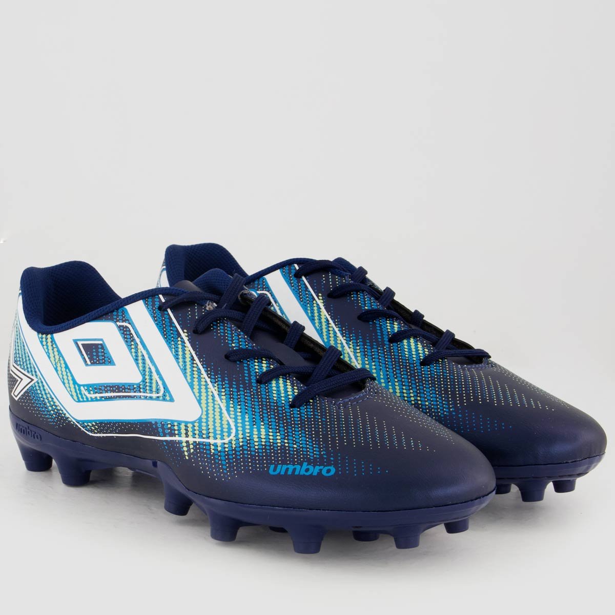 Chuteira Umbre Hearmap Campo Marinho e Branca Marinho/Branco 2