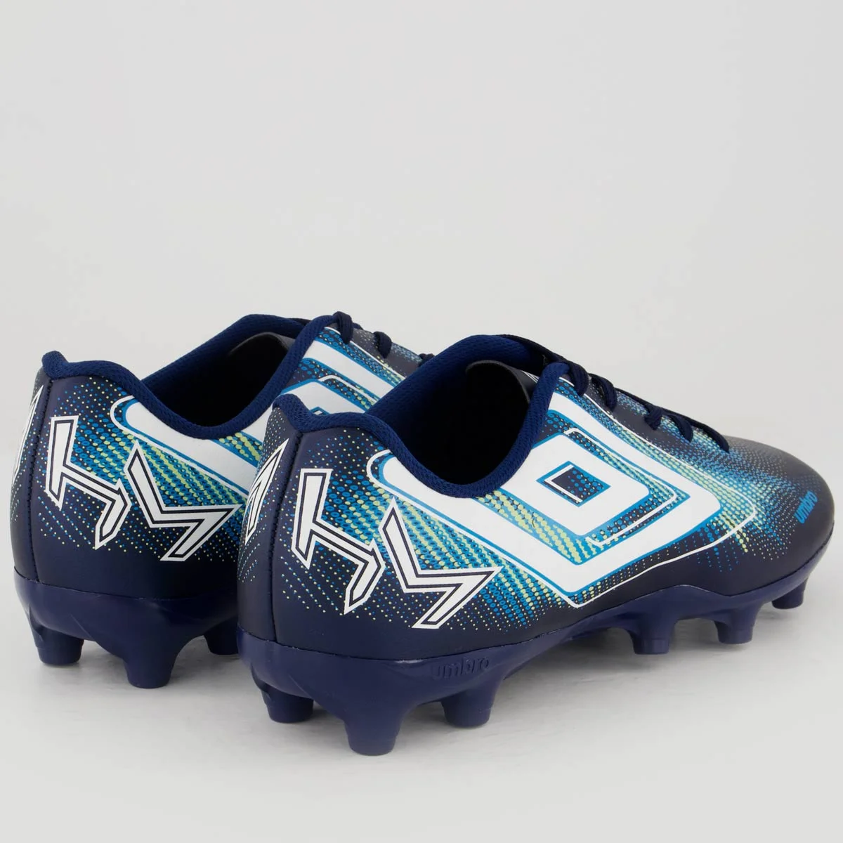 Chuteira Umbre Hearmap Campo Marinho e Branca Marinho/Branco 3