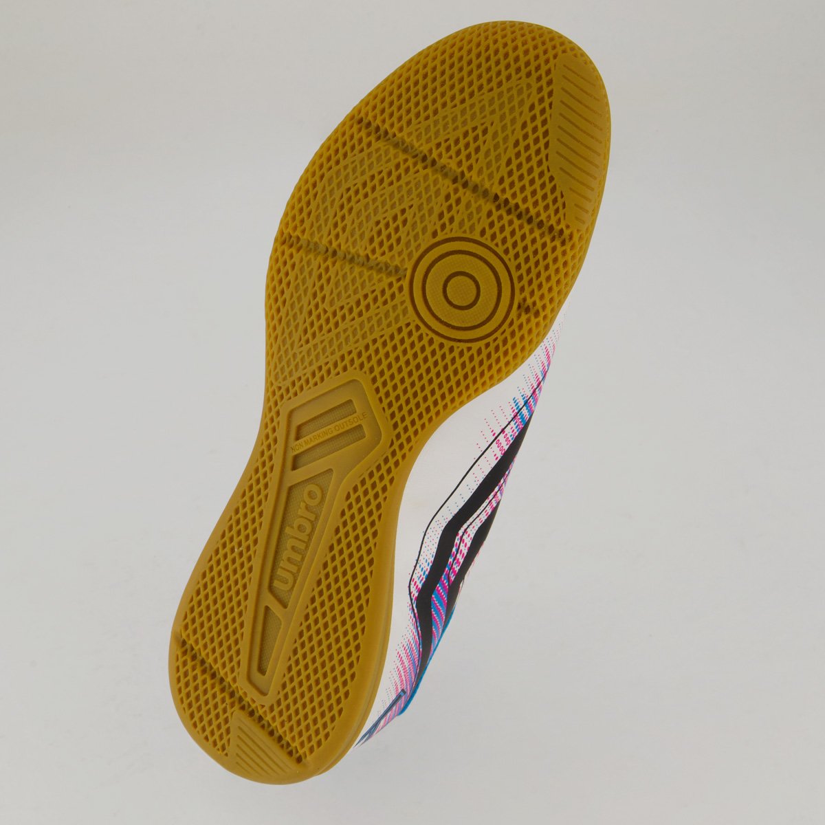 Chuteira Umbro Heatmap Futsal Branca e Azul Branco/Azul 5