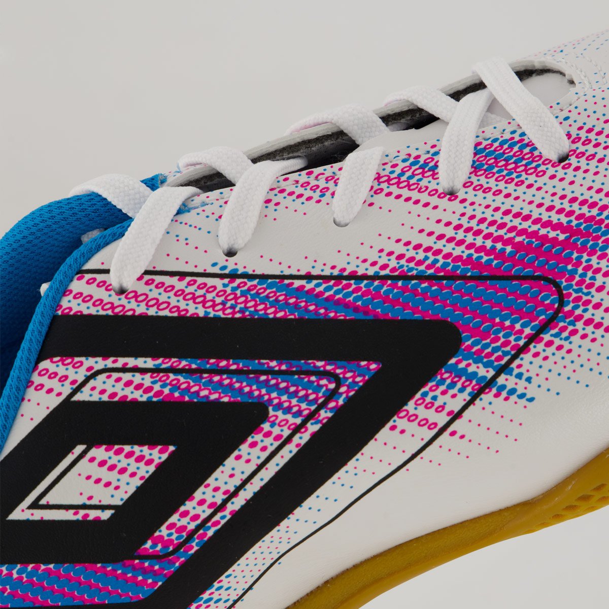 Chuteira Umbro Heatmap Futsal Branca e Azul Branco/Azul 7