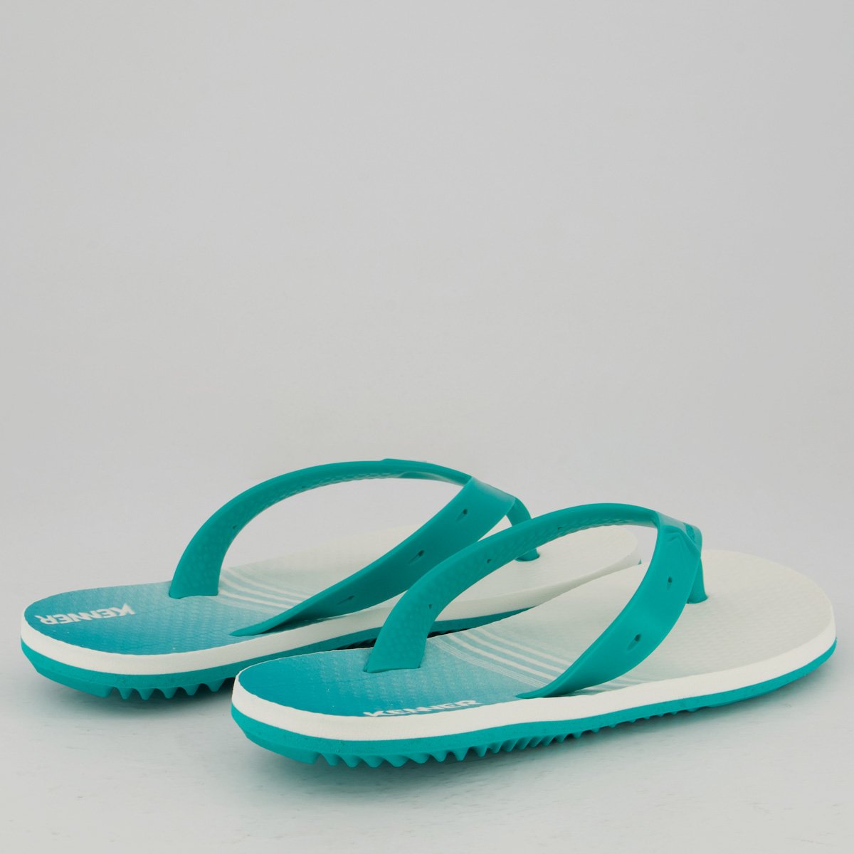 Chinelo Kenner Summer Listra Degradê Verde Verde 4