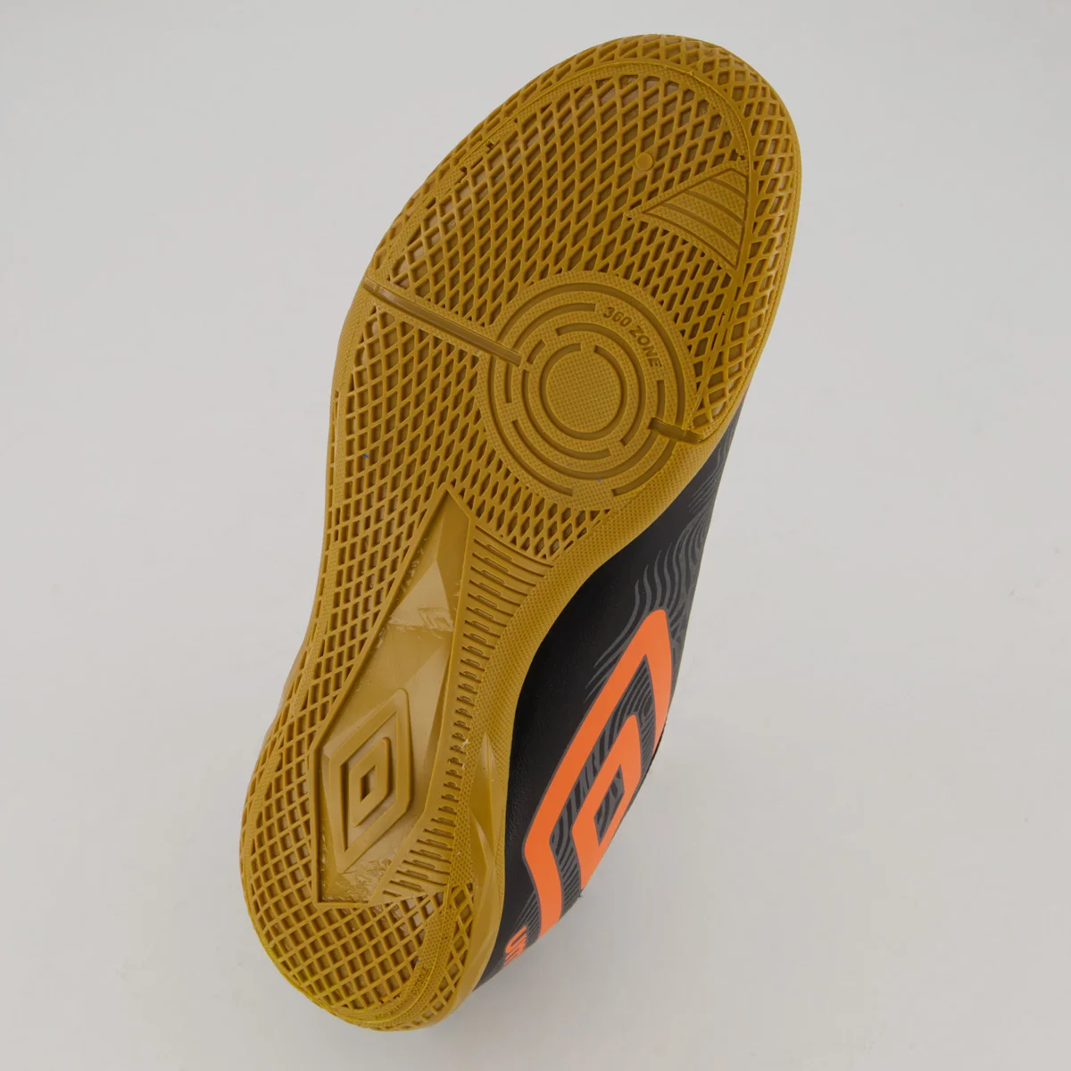 Chuteira Umbro Orbit Futsal Preta e Laranja Preto/Laranja 5