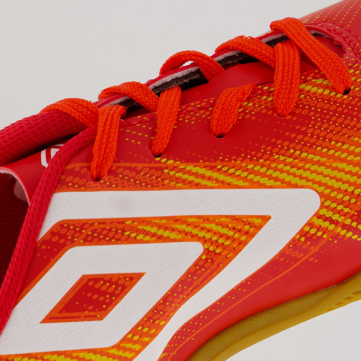 Chuteira Umbro Heatmap Futsal Juvenil Vermelha e Laranja Vermelho/Laranja 7