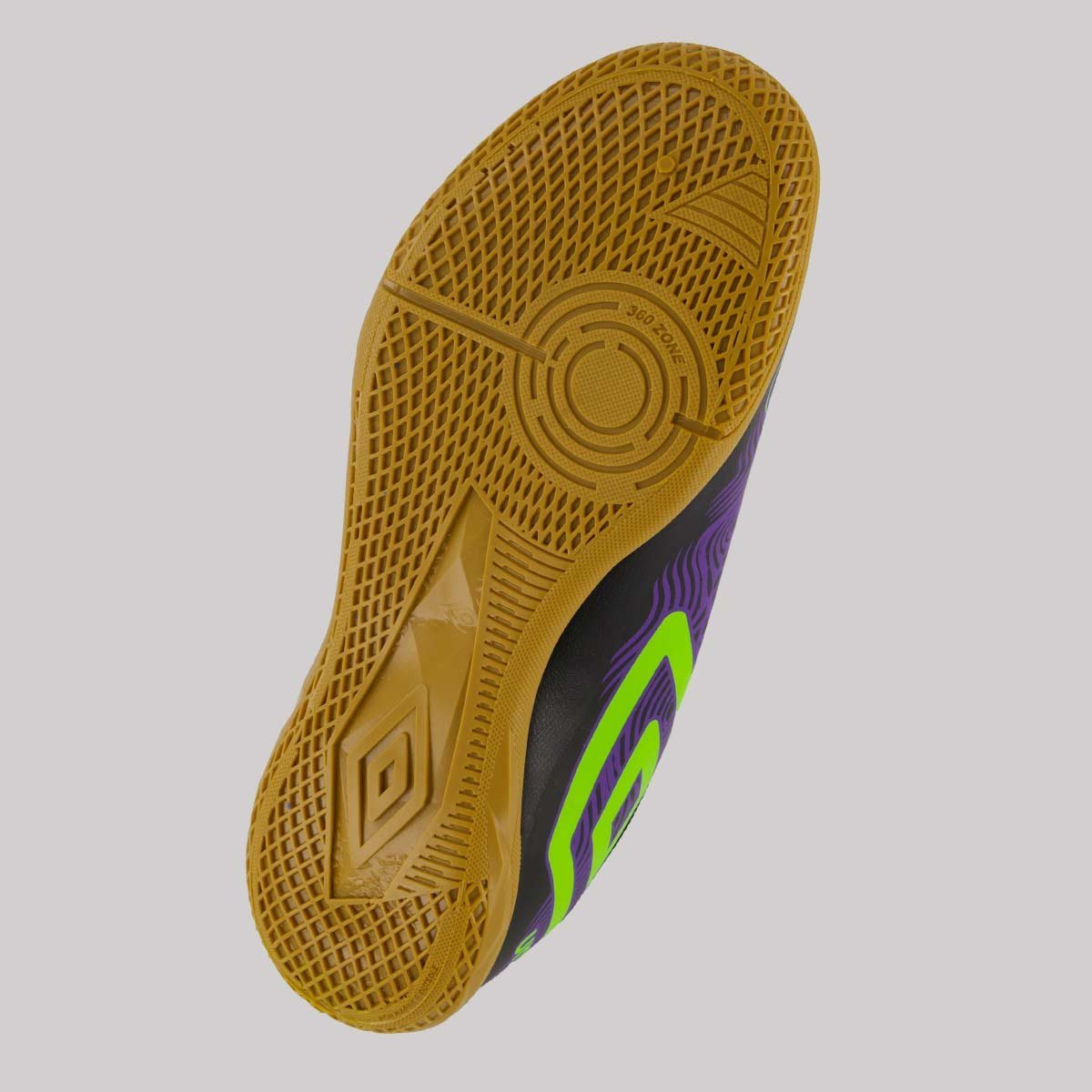 Chuteira Umbro Orbit Futsal Roxa e Verde Roxo 5
