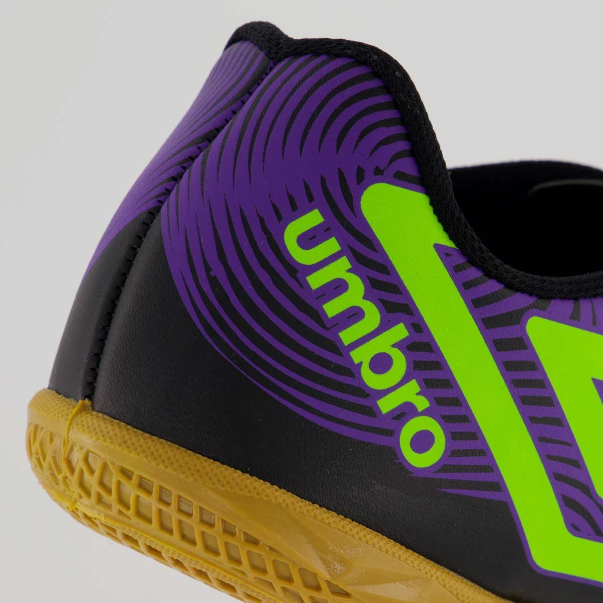 Chuteira Umbro Orbit Futsal Roxa e Verde Roxo 6