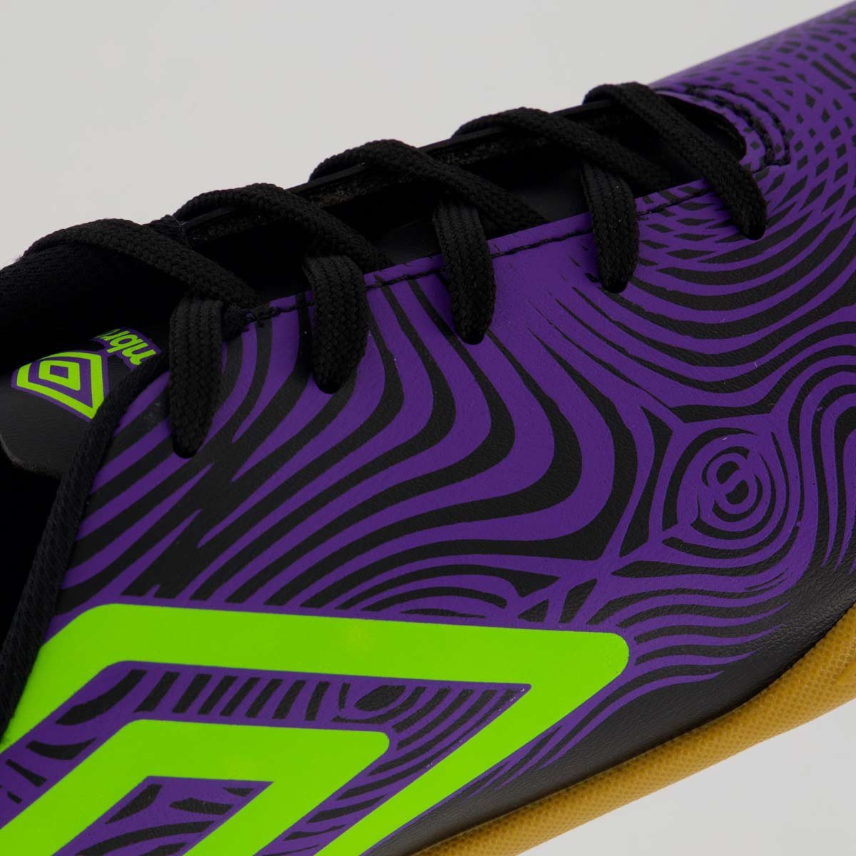 Chuteira Umbro Orbit Futsal Roxa e Verde Roxo 7